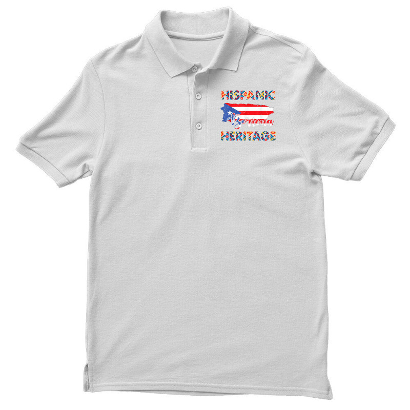 National Hispanic Heritage Month Puerto Rico Men's Polo Shirt by JENNYKISS | Artistshot