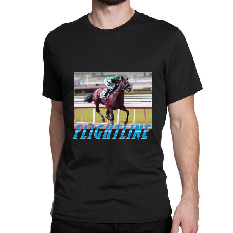 Flightline Classic Horseracing Classic T-shirt by cm-arts | Artistshot