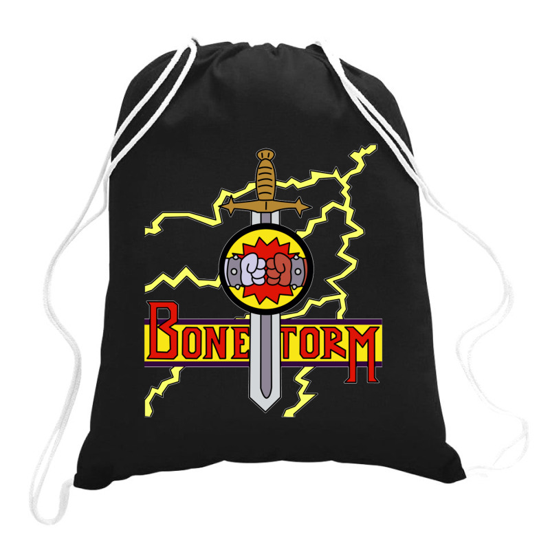 Bonestorm Clear Drawstring Bags | Artistshot