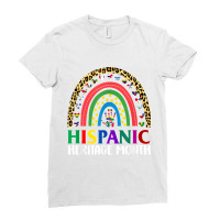 National Hispanic Heritage Month Rainbow All Countries Flags-hispanic  Ladies Fitted T-shirt | Artistshot