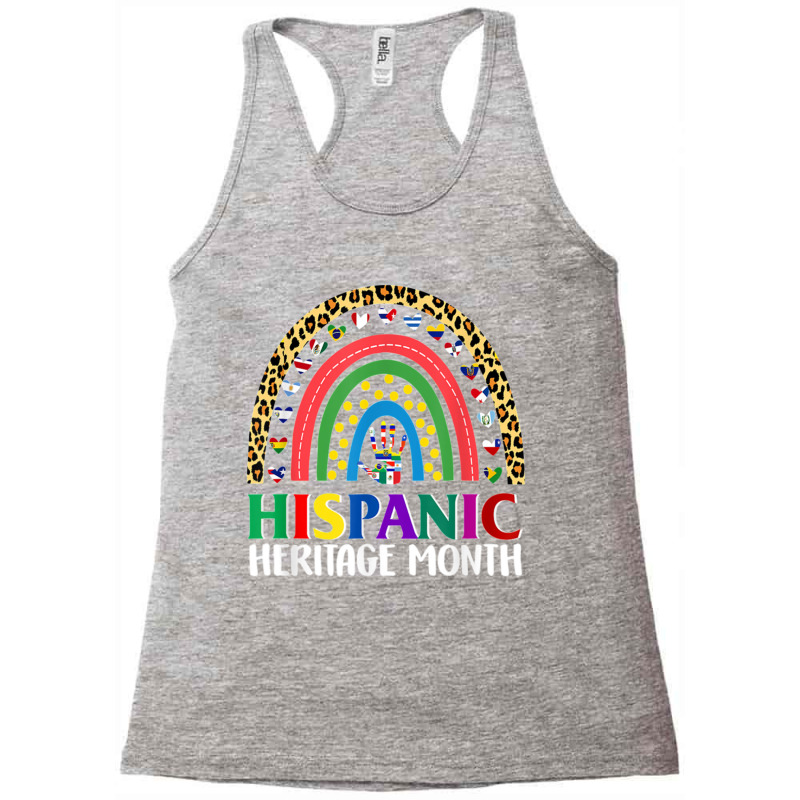 National Hispanic Heritage Month Rainbow All Countries Flags-hispanic  Racerback Tank by JENNYKISS | Artistshot