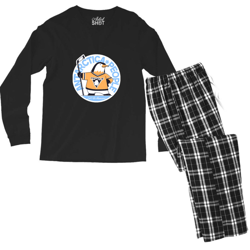 Antarctica People Men's Long Sleeve Pajama Set by RoxannUhlich | Artistshot