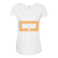 Orange & White Tennessee State Flag Design Unique Tennessee Tank Top Maternity Scoop Neck T-shirt | Artistshot