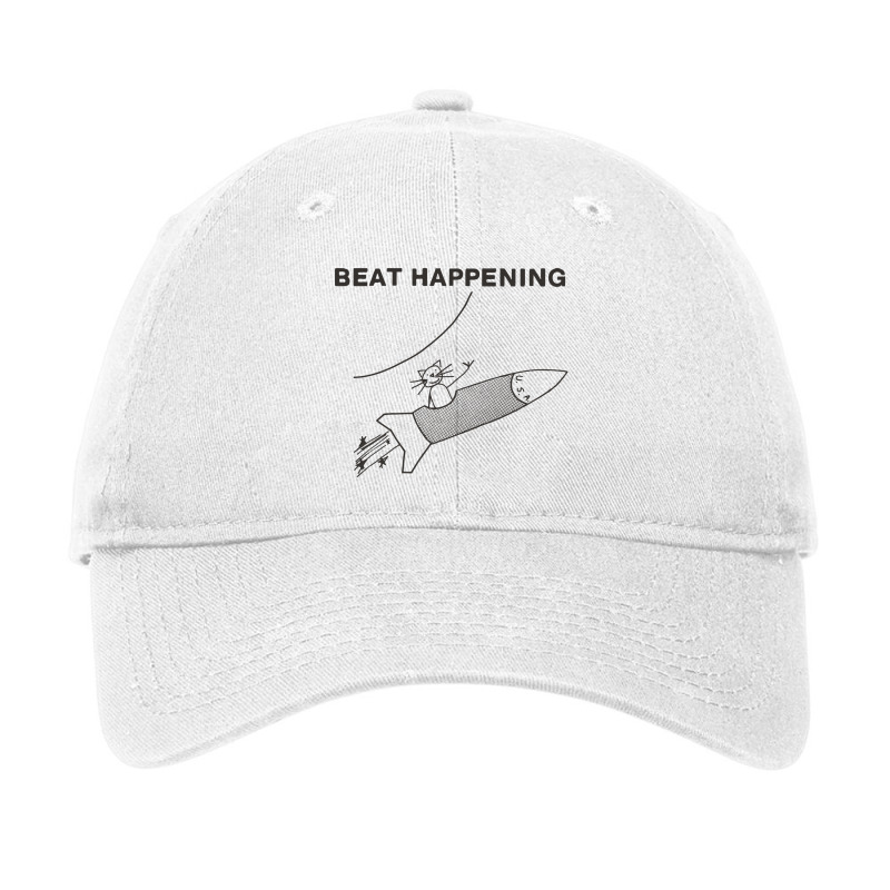 Beat Happening Rocket In Black Adjustable Cap by Mamangracing | Artistshot