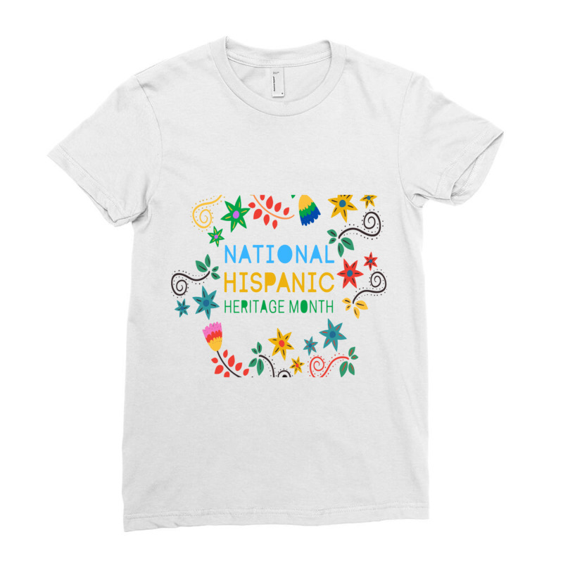 National Hispanic Heritage Month Ladies Fitted T-Shirt by JENNYKISS | Artistshot