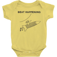 Beat Happening Rocket In Black Baby Bodysuit | Artistshot