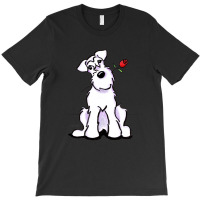 White Schnauzer Sweetheart Gift T-shirt | Artistshot