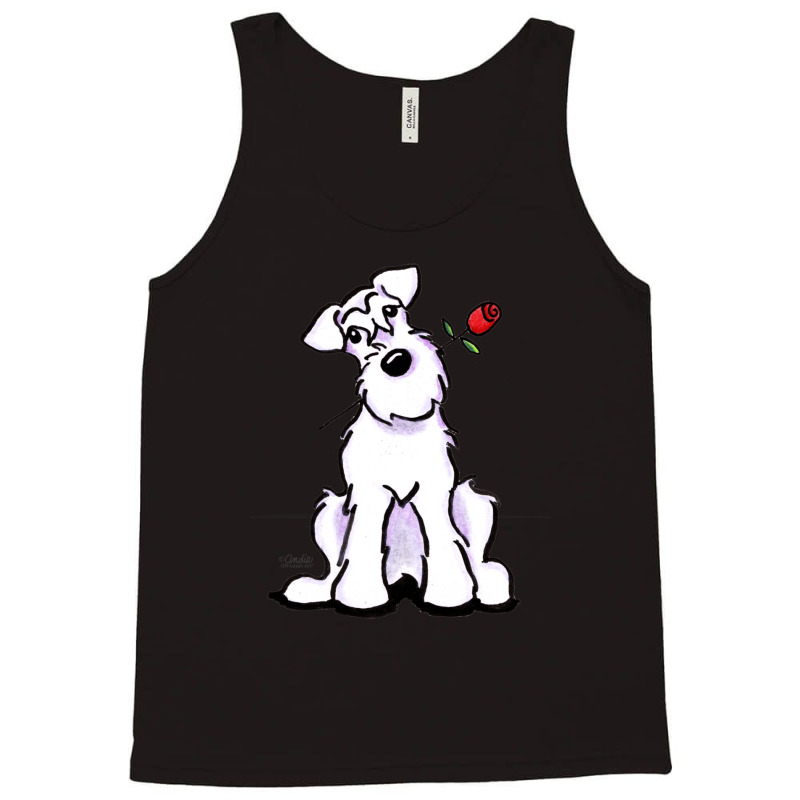 White Schnauzer Sweetheart Gift Tank Top | Artistshot