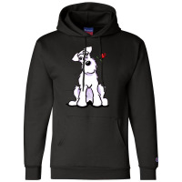 White Schnauzer Sweetheart Gift Champion Hoodie | Artistshot