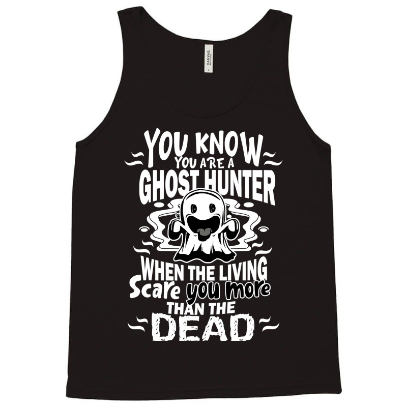 Ghost Hunter Halloween Costume Funny Tank Top | Artistshot