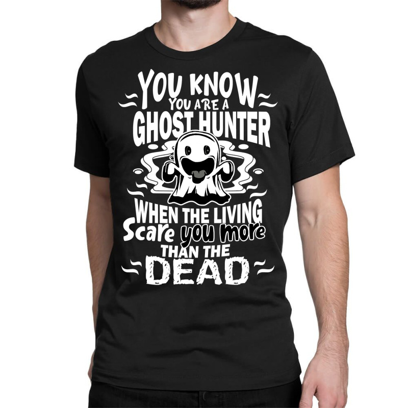 Ghost Hunter Halloween Costume Funny Classic T-shirt | Artistshot