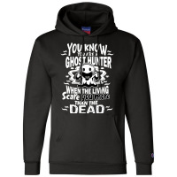 Ghost Hunter Halloween Costume Funny Champion Hoodie | Artistshot