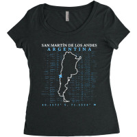 Womens Argentina San Martín De Los Andes V Neck T Shirt Women's Triblend Scoop T-shirt | Artistshot