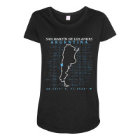 Womens Argentina San Martín De Los Andes V Neck T Shirt Maternity Scoop Neck T-shirt | Artistshot