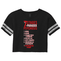 Umbrella Academy 2 The 7 Stages In Paradox Psychosis (black) Gift Scorecard Crop Tee | Artistshot