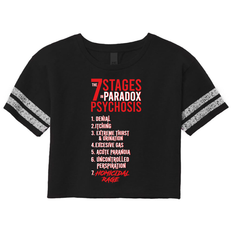 Umbrella Academy 2 The 7 Stages In Paradox Psychosis (black) Gift Scorecard Crop Tee by CameronAlvarado | Artistshot