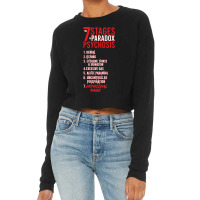 Umbrella Academy 2 The 7 Stages In Paradox Psychosis (black) Gift Cropped Sweater | Artistshot