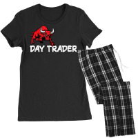 Stock Market Bull Broker Tshirt Gift Day Trader T Shirt Women's Pajamas Set | Artistshot