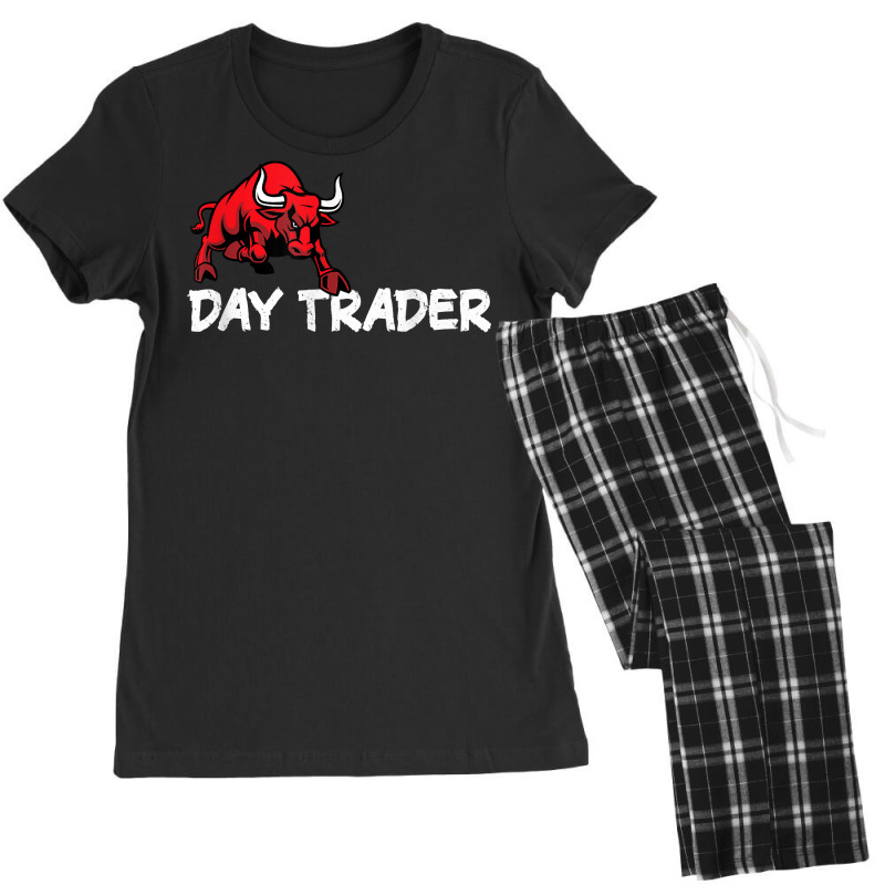 Stock Market Bull Broker Tshirt Gift Day Trader T Shirt Women's Pajamas Set by cm-arts | Artistshot