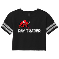 Stock Market Bull Broker Tshirt Gift Day Trader T Shirt Scorecard Crop Tee | Artistshot