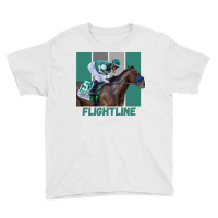 Flightline Horse Racing Thoroughbred Del Mar Santa Anita Sweatshirt Youth Tee | Artistshot