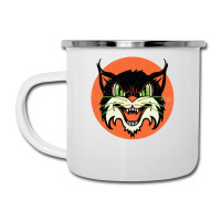 Wild Cat Rockabilly Retro Gift Camper Cup | Artistshot