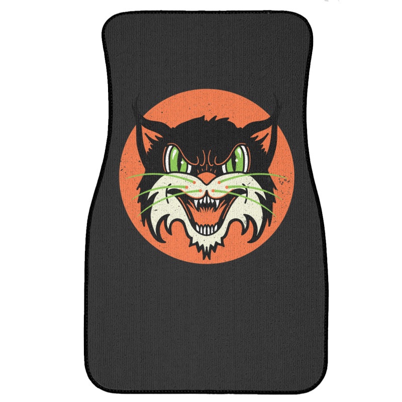 Wild Cat Rockabilly Retro Gift Front Car Mat | Artistshot