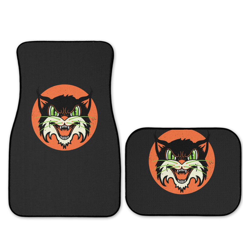 Wild Cat Rockabilly Retro Gift Full Set Car Mats | Artistshot