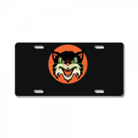 Wild Cat Rockabilly Retro Gift License Plate | Artistshot