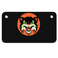 Wild Cat Rockabilly Retro Gift Motorcycle License Plate | Artistshot