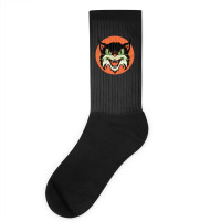 Wild Cat Rockabilly Retro Gift Socks | Artistshot