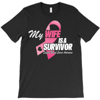 My Wife Is A Survivor T-shirt | Artistshot