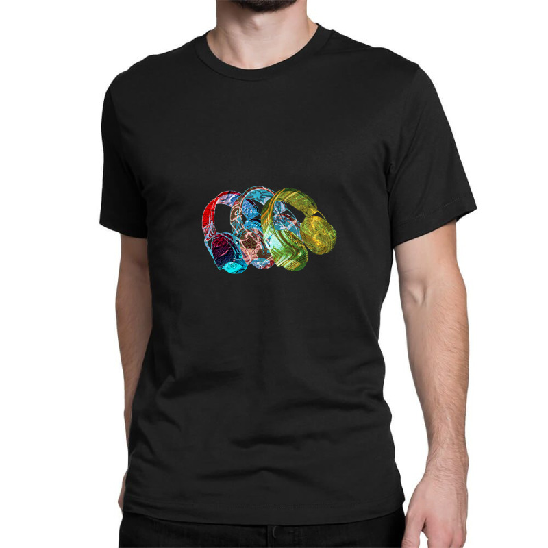 Awesome Deejay Headphones Classic T-shirt by SarahWhitfield | Artistshot