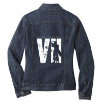 Final Fantasy Vii - Minimal Ladies Denim Jacket | Artistshot