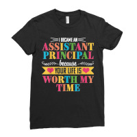 Assistant Principal Cute Appreciation Back To School Gift Ladies Fitted T-shirt | Artistshot