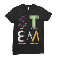 Stem Science Technology Engineering Math Teacher Student Ladies Fitted T-shirt | Artistshot