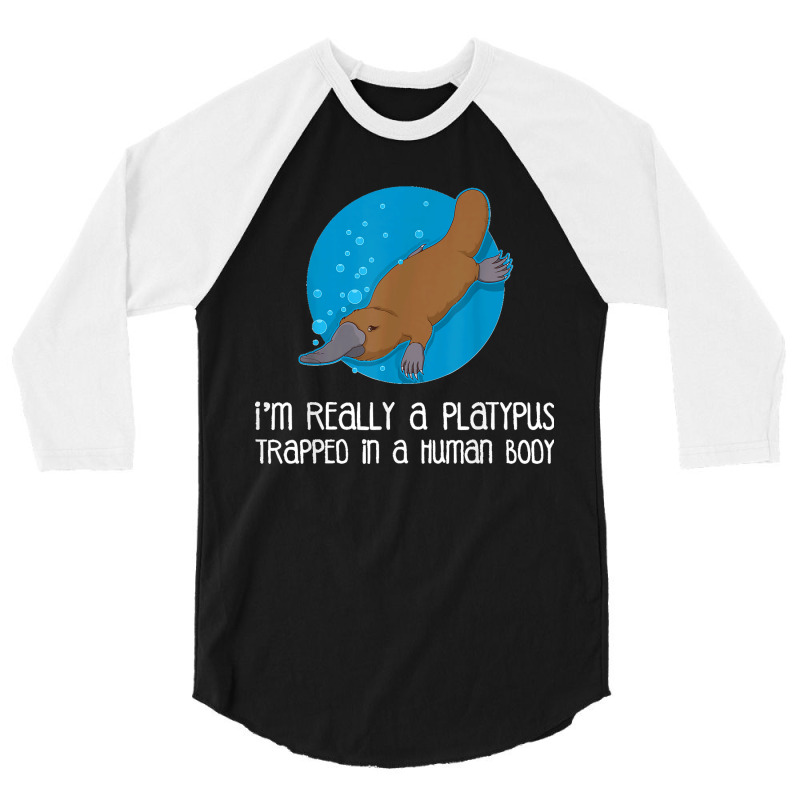 Australian Animal Trapped In A Human Body 3/4 Sleeve Shirt | Artistshot