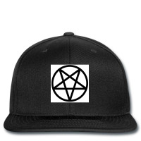 Black Pentagram On A White Background Printed Hat | Artistshot