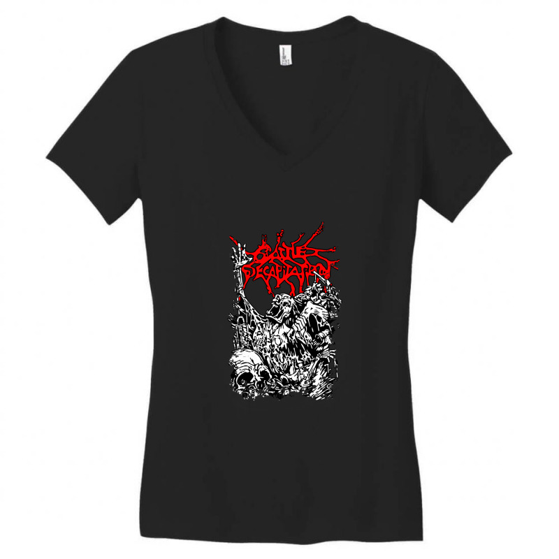 Cattle Decapitation Merch 1 Women's V-Neck T-Shirt by HeatherRichardson | Artistshot