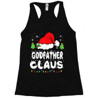 Godfather Claus Christmas Pajama Family Matching Xmas Light Racerback Tank | Artistshot