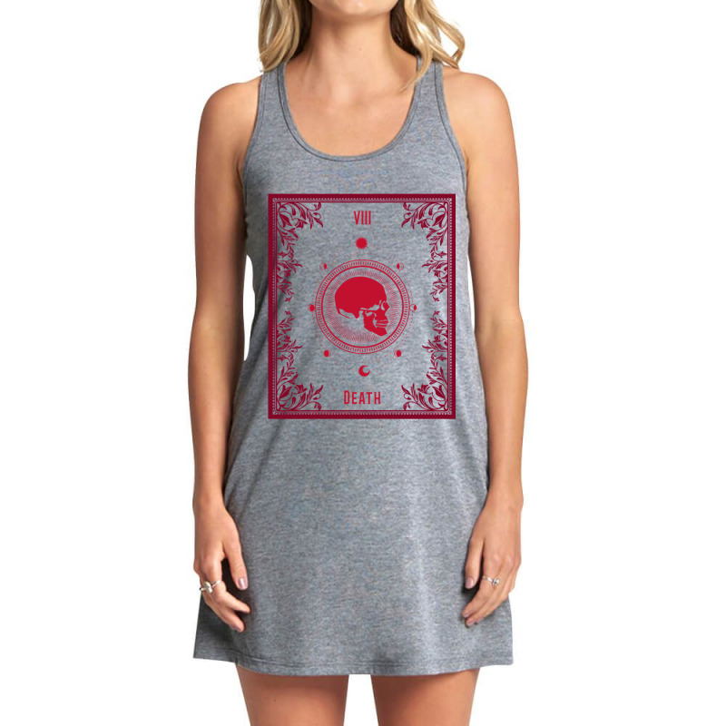 Death  Skull Tarot Card Tank Dress by SEANMCDONOUGH | Artistshot