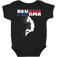 Proud Panama Basketball Fans Jersey   Panamanian Flag Baller T Shirt Baby Bodysuit | Artistshot