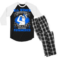 Paramedic Women Emergency Medical Technician Ambulance Men's 3/4 Sleeve Pajama Set | Artistshot