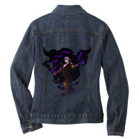 Estarossa's Abilities Are Hellblaze And Full Counter Ladies Denim Jacket | Artistshot