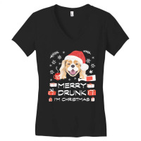 Cavalier King Charles Spaniel Cavalier King Charles Spaniel Drunk Women's V-neck T-shirt | Artistshot