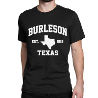 Burleson Texas Tx Vintage State Athletic Style Premium Classic T-shirt | Artistshot