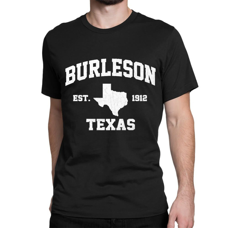 Burleson Texas Tx Vintage State Athletic Style Premium Classic T-shirt by kevinnichols | Artistshot