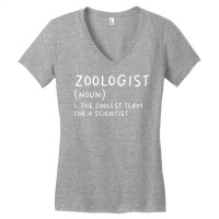 Zoologist Definition Funny Zoology Scientist Science Teacher T Shirt Women's V-neck T-shirt | Artistshot