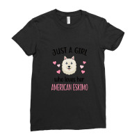 American Eskimo Girl American Eskimo Mom Dog Lover 1 Ladies Fitted T-shirt | Artistshot