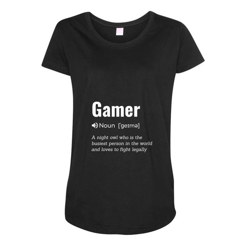 Epic Gamer - Cool Gamers Quote Funny - Typical Gaming Maternity Scoop Neck T-shirt by AngieFurr | Artistshot